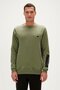 Be Cool Crewneck Thyme Printed Men's Sweatshirt