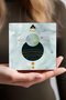 Minimalist Abstract Stone Coasters Desktop Protective Coasters 4 Piece Set 10x10cm Stone Coasters - 4