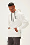Pause Hoodie Off-white White Printed Hooded Men's Sweatshirt - 2