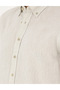 Green Linen Blended Regular Fit Long Sleeve Shirt 50284168-Vr016 - 7