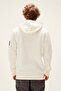Men's Sweatshirt Ecru 22.02.12.036 Cordless Hoodie - 4