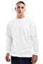 Men's Crew Neck Hooded Winter Loose Sweatshirt Ecru - 2