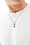 Men's Crew Neck Hooded Winter Loose Sweatshirt Ecru - 4