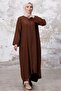Asymmetric Zippered Ferace 1250 - Brown - 2