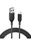 541 PowerLine lll USB-A with Lightning Connector Cable (6ft), Charge & Sync,  Black