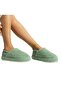 Wool Fabric Silent Sole Rubbered Women's Home Shoes Home Boots Pandouch - 4