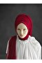 Turban Ready-Made Wrap Ready-Made Veil with Burgundy Veil