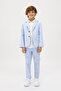 Boy's Buttoned Blue Jacket