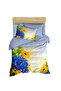 Daisy Purple Hyacinth Single Young Duvet Cover Set