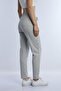Women's 3 Thread Non-Embroidered Change Your Mind Embroidered Sweatpants Gray Melange - 4