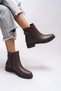 Heshrari Women's Boots 0012072 Brown Skin - 2