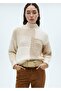 Perkins Collar Patchwork Sweater