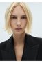 Satin Lapel Blazer Jacket - 6