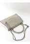 Mother-Of-Pearl Color Pearl Stone Full Stone Chain Strap Stylish New Season Women's Evening Dress Portfolio Wedding Clutch Bag - 8