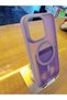 iPhone 15 Pro Max Compatible Magsafe Capable Colorful Edges Matte Back Face Shock Absorbing Case - 2