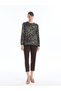 Lcw Grace Jacquard Crew Neck Patterned Long Sleeve Women's Knitwear Sweater (W4) - 2
