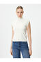 Turtleneck Knitwear Top Sleeveless - 3