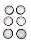 Ceramic Joker Bowl Coffee Cup with Turkish Delight Holder Mini 6 Pieces Black - 4