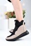 Eylülden Moda Shoes Mink Suede Zippered Stretch Boots - 3