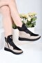 Eylülden Moda Shoes Mink Suede Zippered Stretch Boots