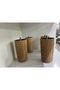 Bohemian Leg, 4 Pieces 12 cm Screw (Metric 8) Furniture Leg, Plinth Leg, Sofa Leg - 2