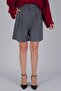 Women's FC Gray Elastic Waist Bermuda Shorts - 5