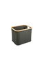 Open Top Design Rectangular Bamboo Laundry Hamper