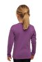 Light Purple Basic Seasonal Lycra Long Sleeve Girls' T-Shirt - 3
