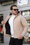 Men's Slim-Fit Hooded Suede Coat - 3