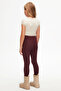 Cherry Rotten Girls' Full Length Solid Basic Leggings - 4