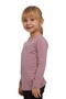 Gül Kurusu Basic Seasonal Lycra Long Sleeve Girls' T-Shirt - 2