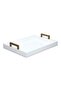 Rectangular Wooden Serving Tray with Handle 40cm - 3