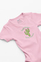 Organic 100% Cotton Hug Me Baby Bodysuit Short Sleeve Bodysuit 5867-P
