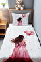 Princess Patterned Pique Set with Flying Hair - 2