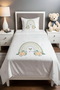 Heart Floral Rainbow Patterned Pique Set