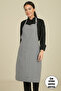 Unisex Black and White Tape Bib - 3