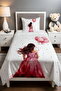 Princess Patterned Pique Set with Flying Hair