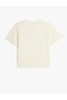 T-Shirt with Slogan-Themed Print, Short Sleeves, Crew Neck - 2