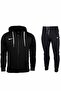 B9 Men's Cotton Fabric Men's Tracksuit Set Nk1000-Black