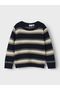 long-sleeved knitted sweater