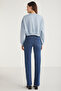 Amy Women's 100% Organic Cotton Blue Sweatshirt - 6