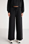 Asuna Women's 2-Piece Black Tracksuit Set with Fleece Inside - 3