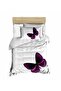 Purple Butterfly Single Young Duvet Cover Set