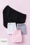 Women's Ribbed Plus Size Cotton Panties 4-Pack (Xl-2Xl - 3XL)