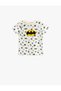 Batman T-Shirt Printed Licensed Short Sleeve Crew Neck