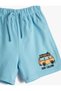 Shorts Tie Waist Elastic Printed Cotton - 3