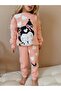 Kuromi̇ Character Printed Girl's Bottom Top Set - 3