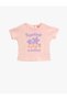 Floral Printed T-Shirt Short Sleeve Crew Neck Cotton
