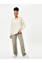 Tunic Knitwear Sweatshirt Half Zipper Turtleneck Hair Weave Textured Long Sleeve