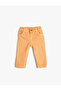 Trousers Pocket Cotton Elastic Waist